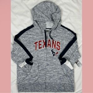 NFL texans athletic space dye french terry full-zip hoodie.